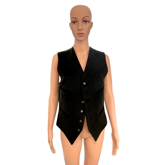 DUNN & CO GREAT BRITAIN…Gorgeous Forest Green Vest 💯 % WOOL - Picture 2 of 10